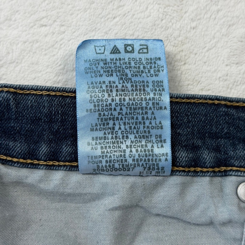 Wrangler‎ Authentics Straight Leg Mens Jeans 38x29 Blue Good Classic Denim - Picture 6 of 13